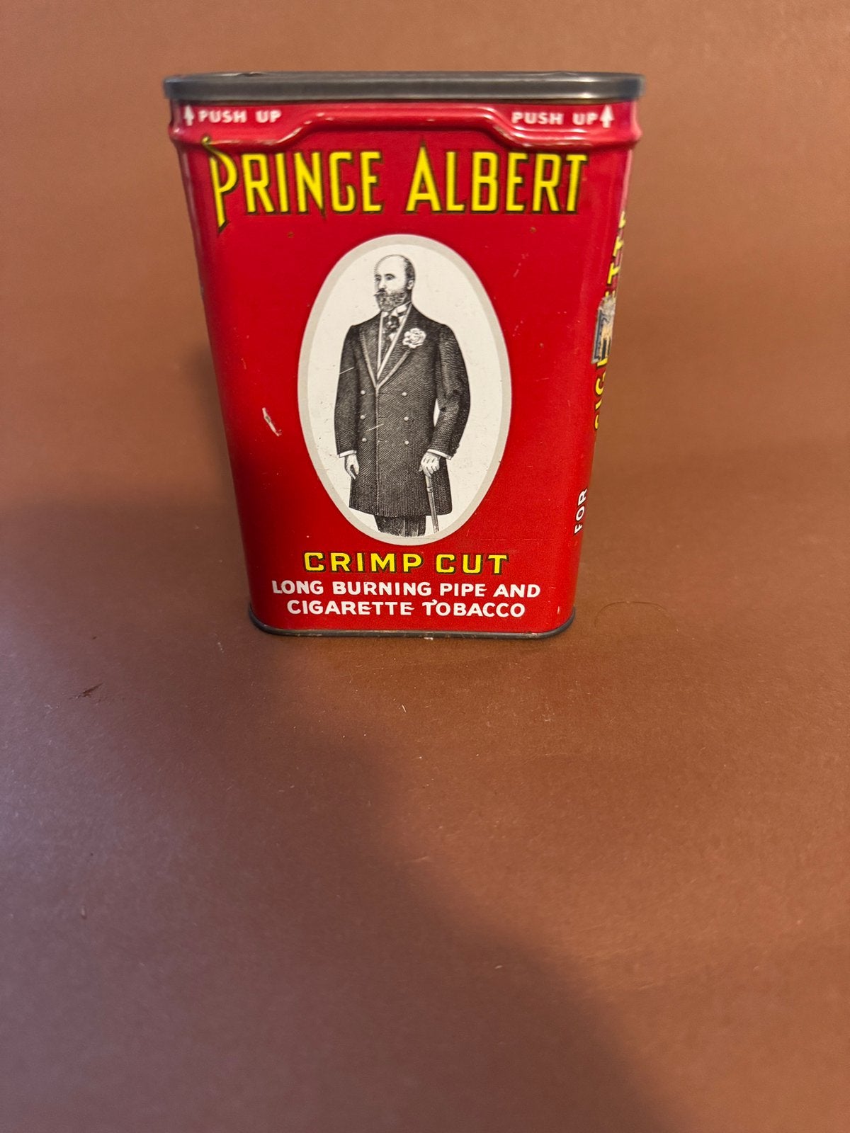 Oud sigaretten blikje - Prince Albert -  i.g.st., Verzamelen, Blikken, Ophalen of Verzenden, Zo goed als nieuw, Overige