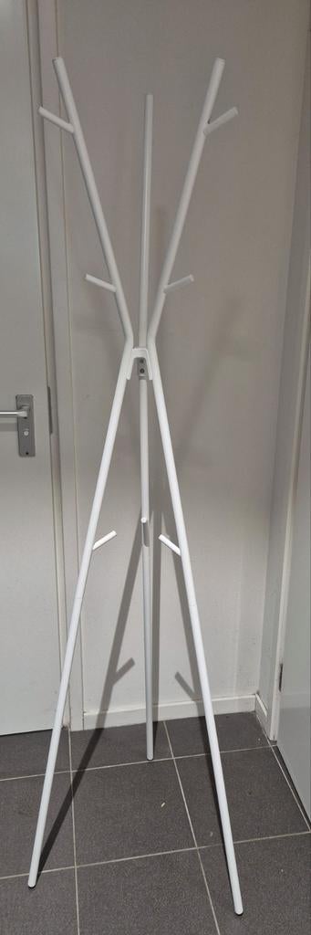 Witte kapstok, Onbekend, Zo goed als nieuw, Onbekend, Hout