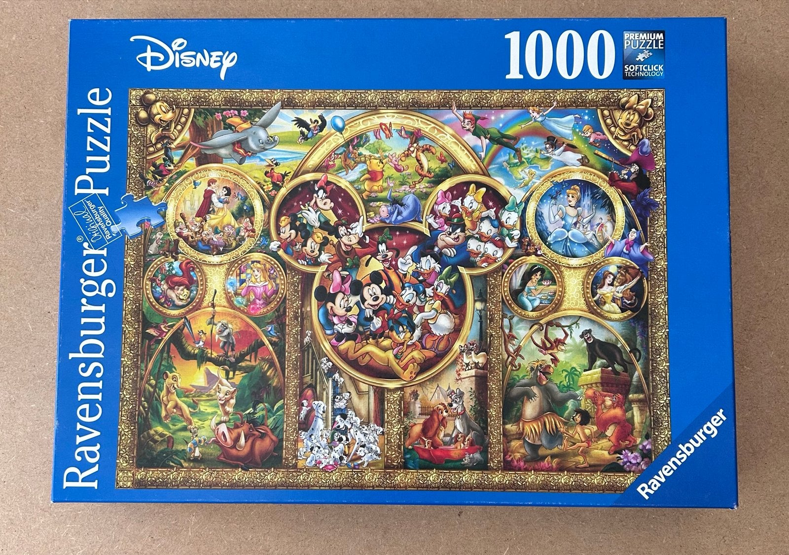 Ravensburger Disney Legpuzzel 1000 stukjes, Hobby en Vrije tijd, Denksport en Puzzels, Ophalen of Verzenden, 500 t/m 1500 stukjes