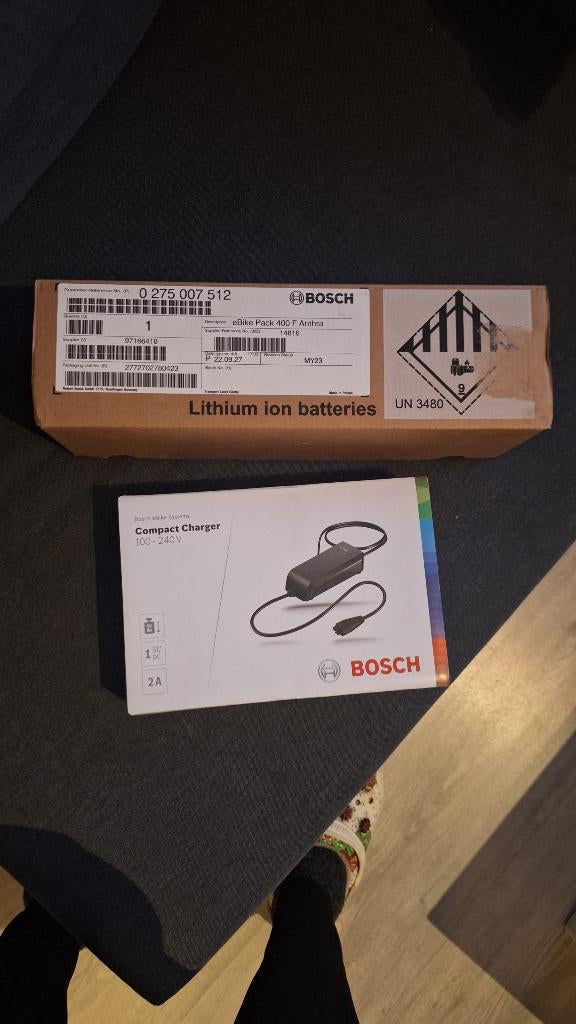 Bosch fietsaccu, Ophalen of Verzenden, Nieuw