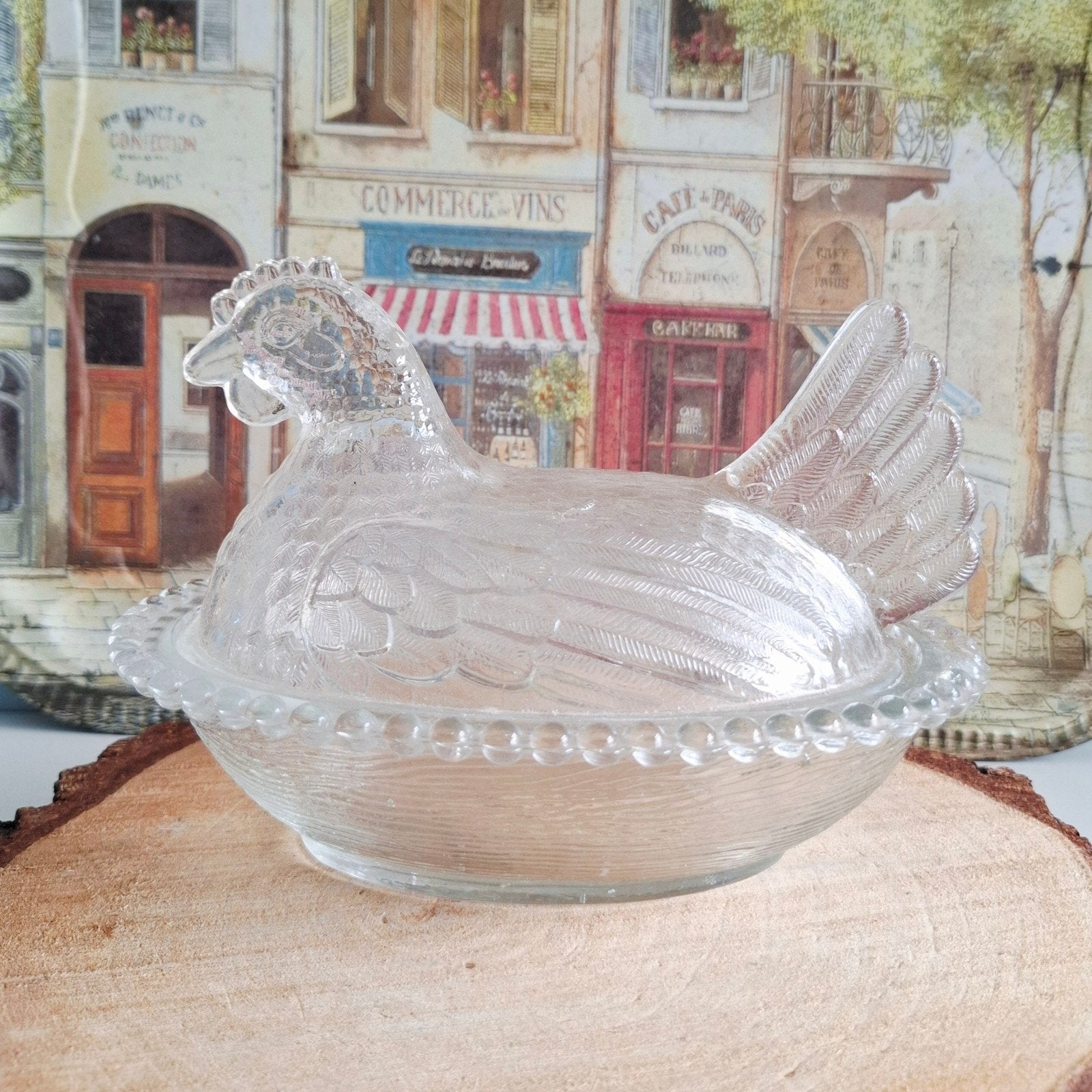 Indiana Glass Company "Hen on Nest" schaaltje, Ophalen of Verzenden