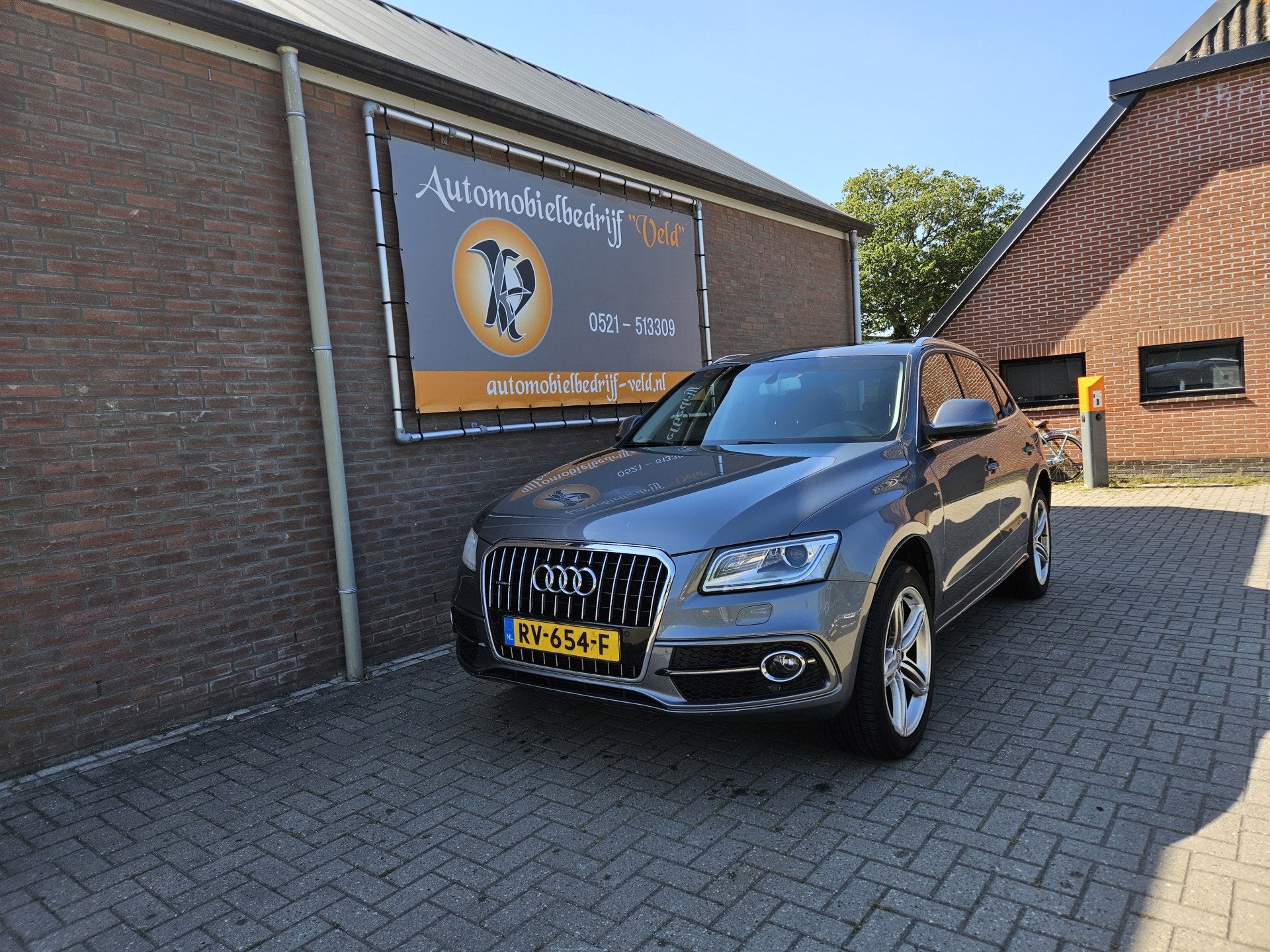 Audi Q5 2.0 TFSI hybrid quattro Pro Line S (bj 2014), Automaat, Euro 5, Gebruikt, Zwart