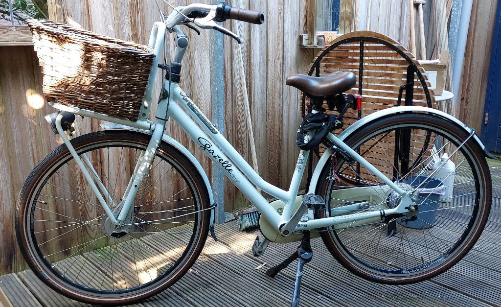 Damesfiets Gazelle Miss Grace 28 inch wit, Fietsen en Brommers, Fietsen | Dames | Damesfietsen, Ophalen, Gebruikt, 47 tot 50 cm