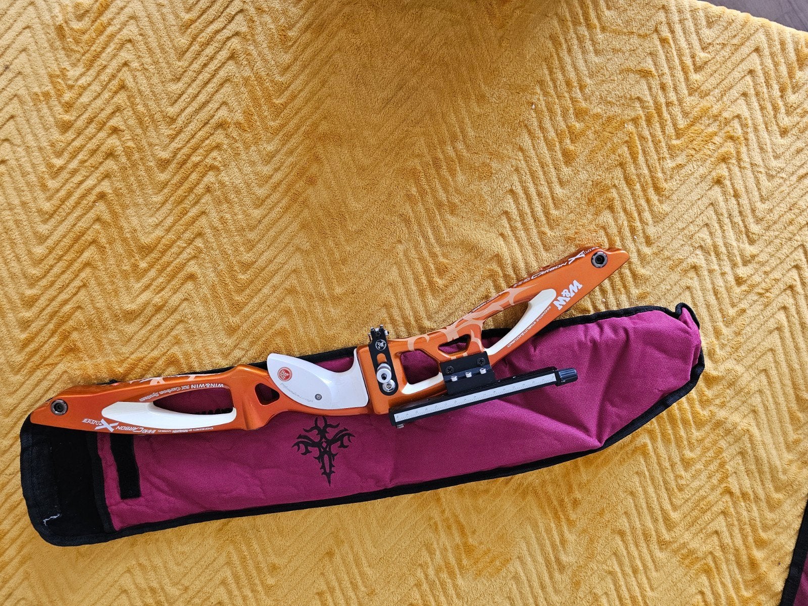 Professionele Win&Win Recurve Wedstrijdboog Set, Ophalen, Gebruikt