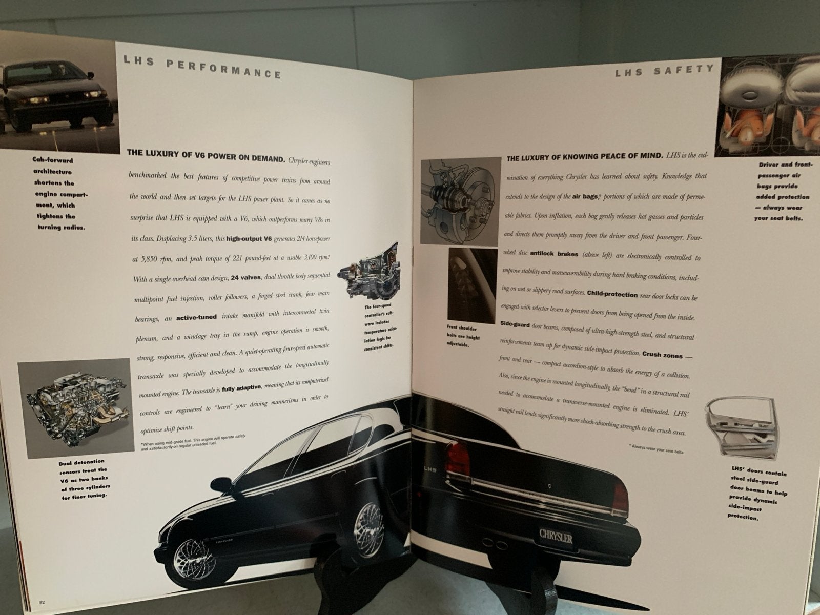 Chrysler LHS Concorde Cirrus Brochure 1997, Ophalen of Verzenden, Zo goed als nieuw, Overige merken
