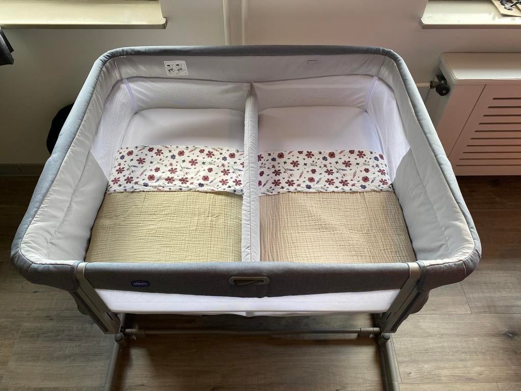 Chicco twin Next2Me co sleeper, Ophalen, Zo goed als nieuw, Wieg