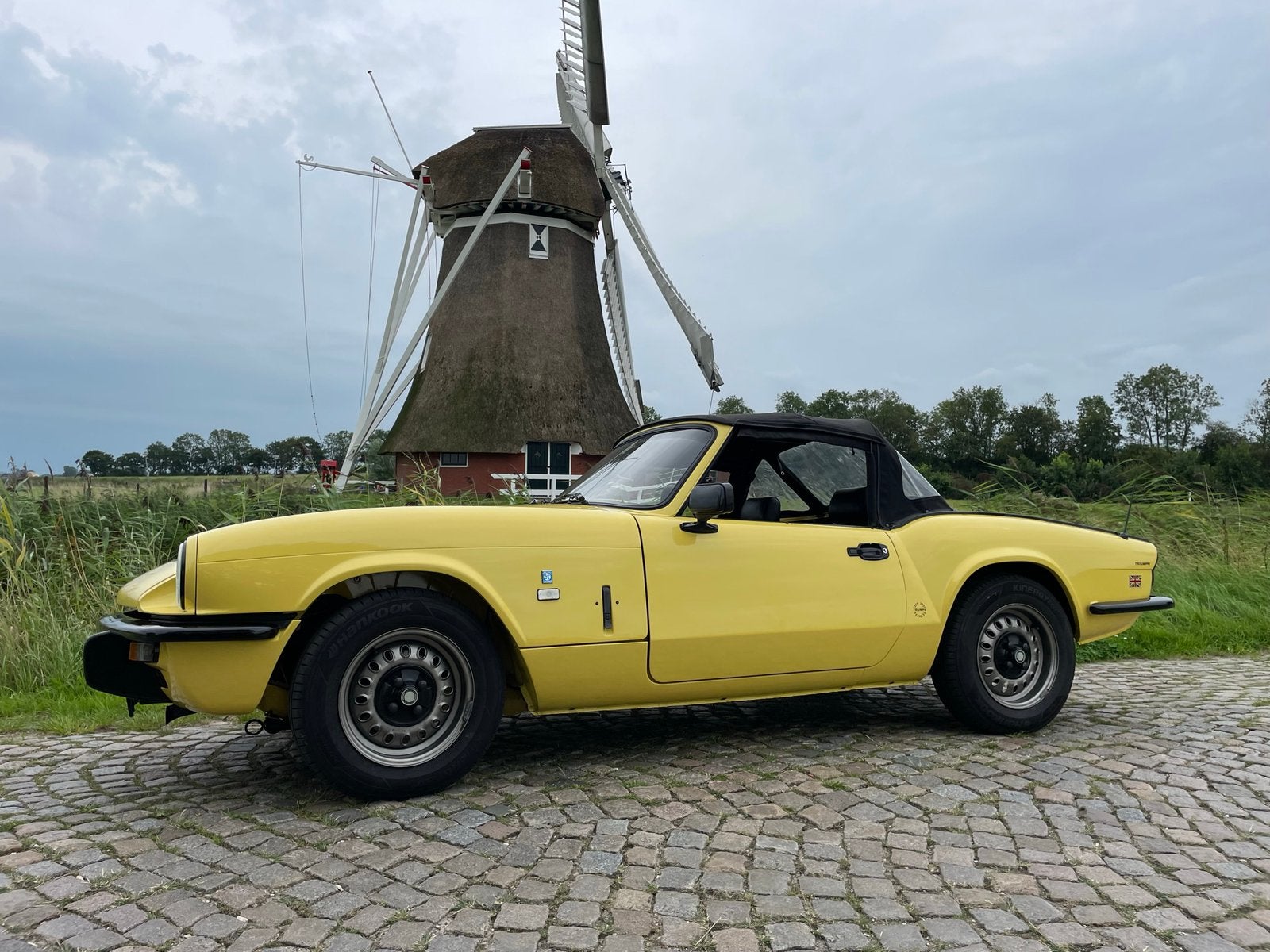 Triumph Spitfire 1.5 TC 1979 Geel, Auto's, Triumph, 1493 cc, 4 cilinders, Cabriolet, Handgeschakeld