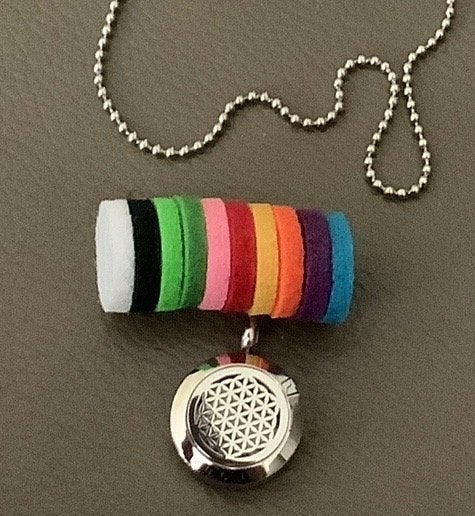 Flower of life Hanger 2cm met ketting rvs, Overige materialen, Nieuw, Ophalen of Verzenden, Bloem of Plant