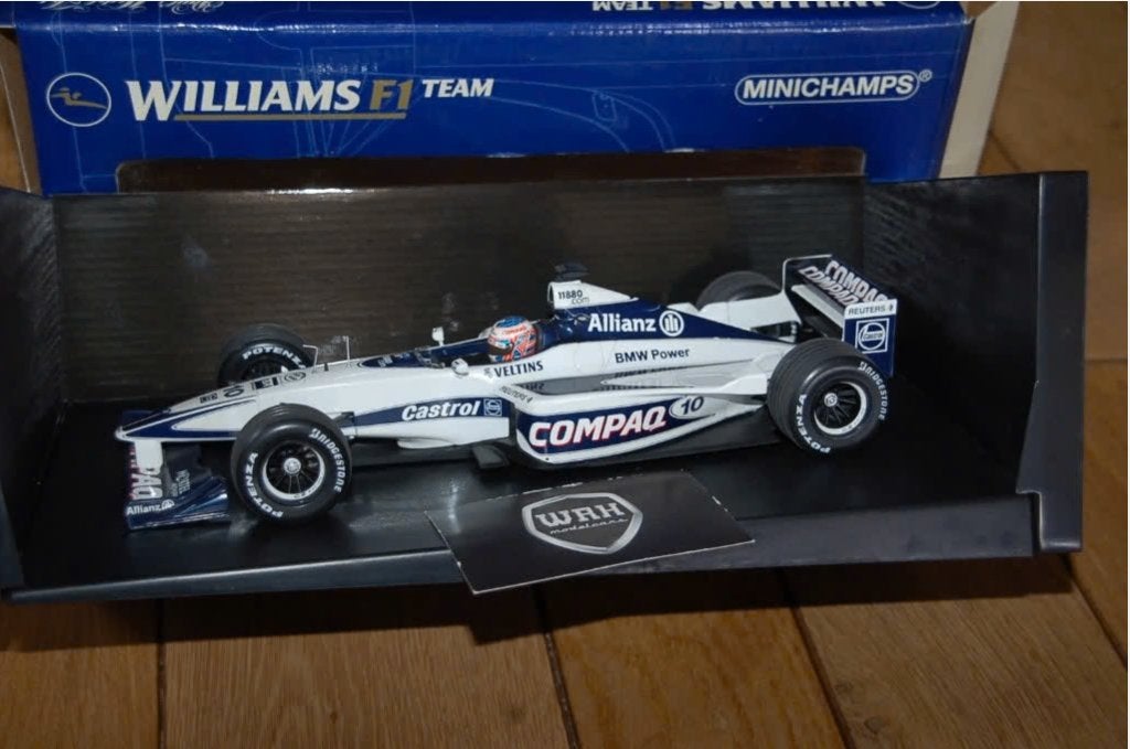 1:18 WILLIAMS FW22 F1 JENSON BUTTON Minichamps in box WRH, Hobby en Vrije tijd, Modelauto's | 1:18, Verzenden, Zo goed als nieuw