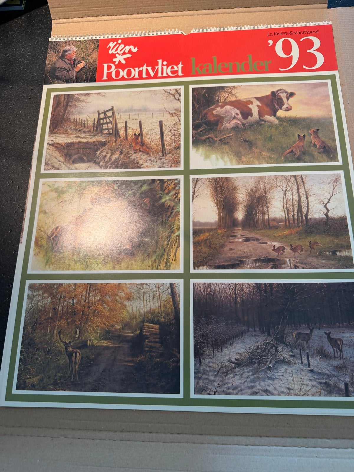 Poortvliet kalender 1993 in nieuwstaat, Ophalen of Verzenden, Nieuw