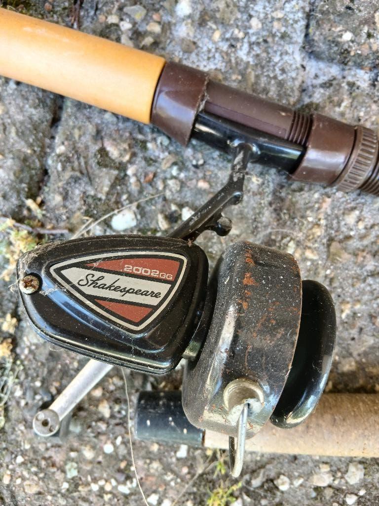 vishengels Shakespeare, Ophalen, Gebruikt, Vaste hengel