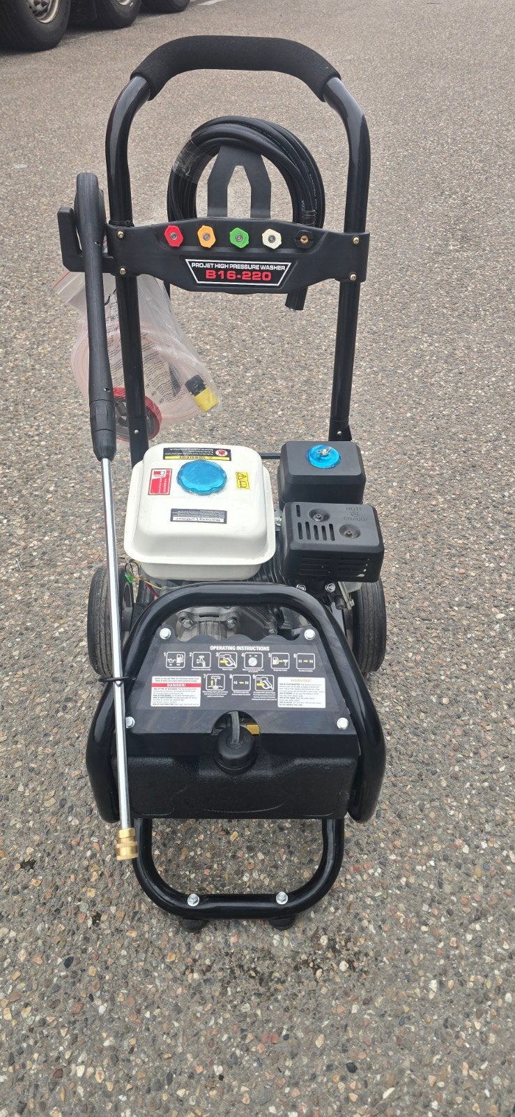 Benzine Hogedrukreiniger B16-220 - Nieuw!!, Doe-het-zelf en Verbouw, Ophalen of Verzenden, Nieuw, Overige typen