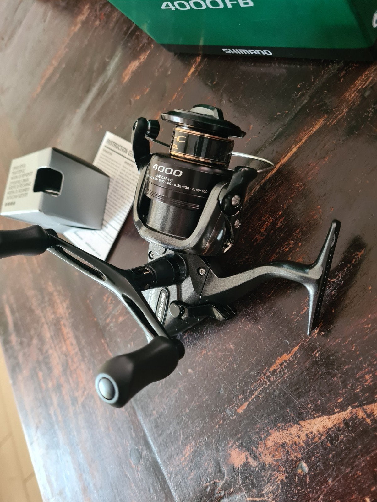 Shimano baitrunner DL 4000FB. Nieuw., Watersport en Boten, Nieuw, Ophalen of Verzenden, DL 4000 FB, Molen