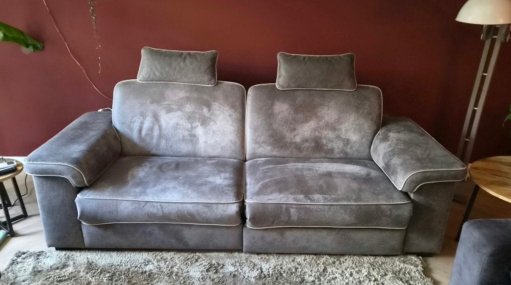 Luxe relax bankstel elektrisch verstelbaar, Ophalen, Tweepersoons, 75 tot 100 cm, Zo goed als nieuw