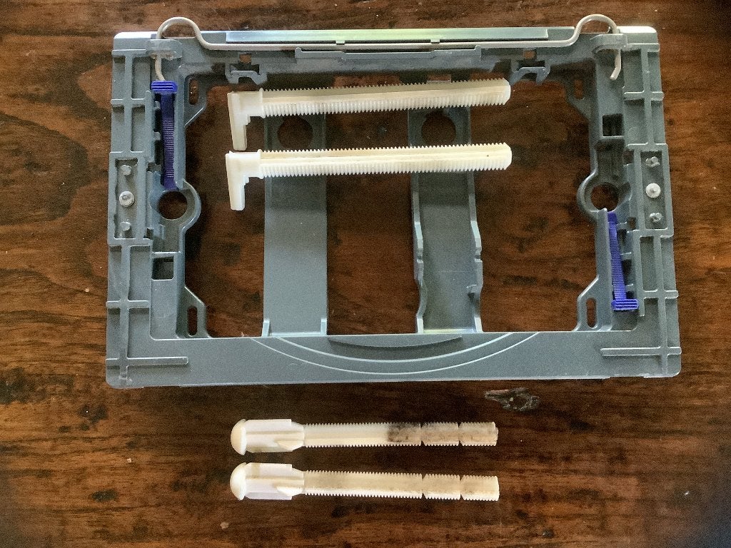 Drukplaat toilet geberit UP 320, Doe-het-zelf en Verbouw, Ophalen of Verzenden, Gebruikt, Glas, Toilet
