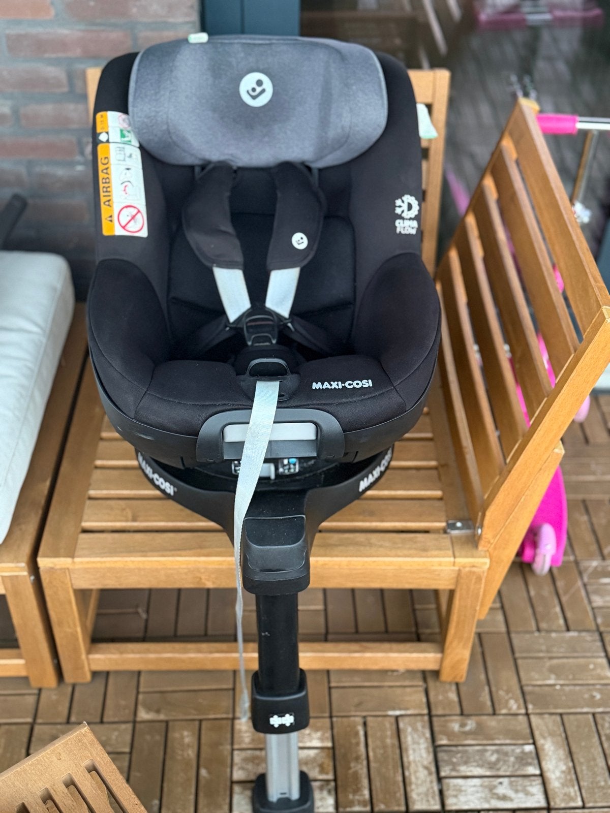 Maxi-Cosi Mica Pro Eco I-Size 360 autostoel, Ophalen, Gebruikt, 0 t/m 18 kg, Verstelbare rugleuning