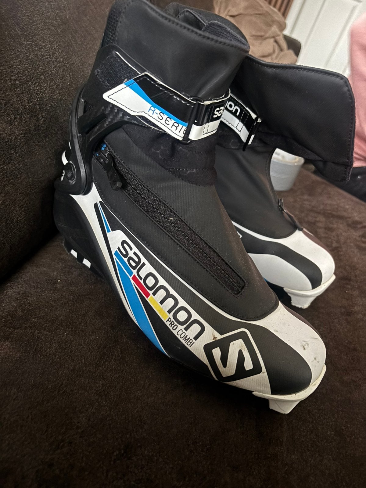 Salomon pro combi R-serie schaatsschoenen( 422/3), Overige merken, Klapschaats, Ophalen of Verzenden, Zo goed als nieuw