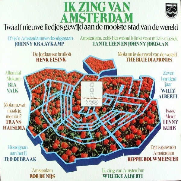 LP - Ik zing van Amsterdam, Beschermende buitenhoes, LP, Ophalen of Verzenden, Zo goed als nieuw