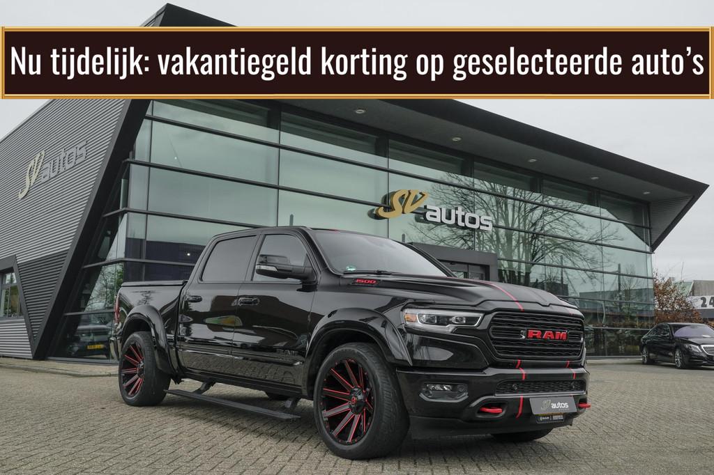 Dodge Ram 1500 5.7 V8 401pk 4x4 Limited LPG G3 Widebody Blac, Automaat, Gebruikt, 5654 cc, Zwart