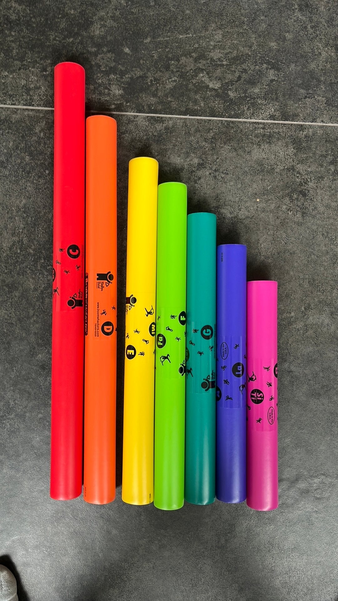 Boomwackers, Ophalen, Zo goed als nieuw, Potlood of Stift