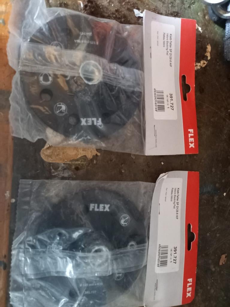 FLEX schuurpads en schuurpapier, Ophalen
