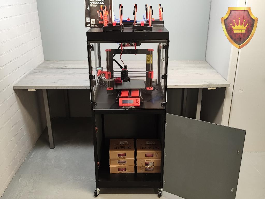 Prusa I3 MK3S 3D-printer + MMU3 + filament + Raspberry Pi, Computers en Software, Ophalen, Zo goed als nieuw, Prusa