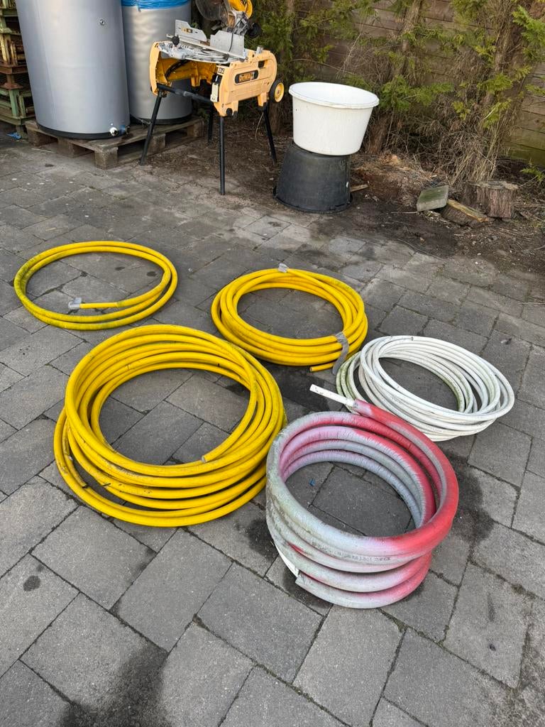 50 meter Gas leiding, en een stuk cv leiding, Overige materialen, 6 meter of meer, Overige typen, Nieuw