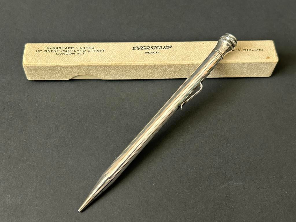 Eversharp Verzilverde Antieke Vulpotlood, Ophalen of Verzenden, Zo goed als nieuw, Vulpotlood, Overige merken