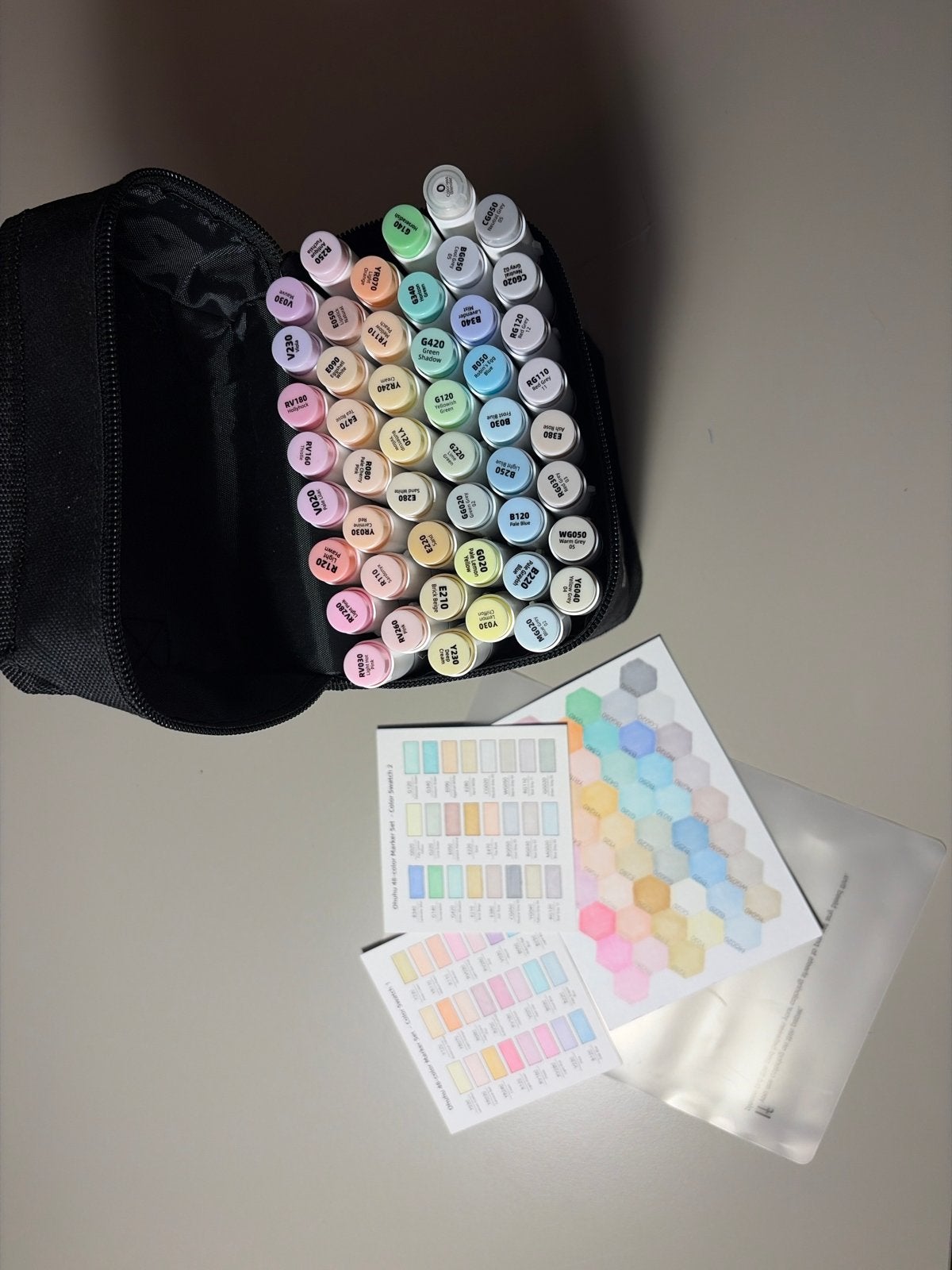 Ohuhu Honolulu alcohol markers brush en fine Sweetness, Ophalen of Verzenden, Zo goed als nieuw, Overige typen