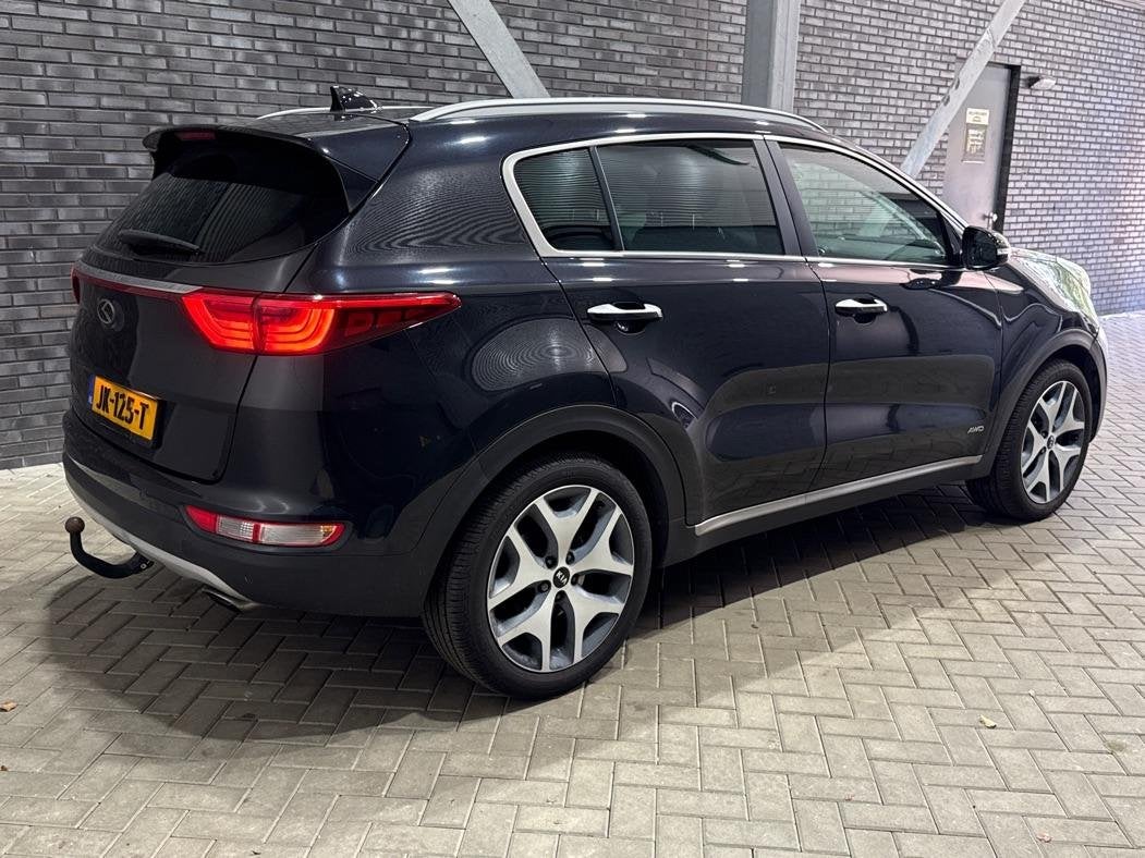 Kia Sportage 1.6 T-GDI 4WD GT-Line PlusLine | Panoramadak |, Auto's, Gebruikt, 4 cilinders, Zwart, Vierwielaandrijving