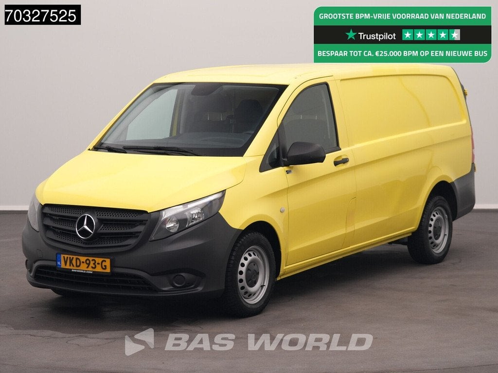 Mercedes Vito 110 L2H1 Trekhaak Airco Cruise Parkeersensoren, Auto's, Stof, Gebruikt, Euro 6, 4 cilinders