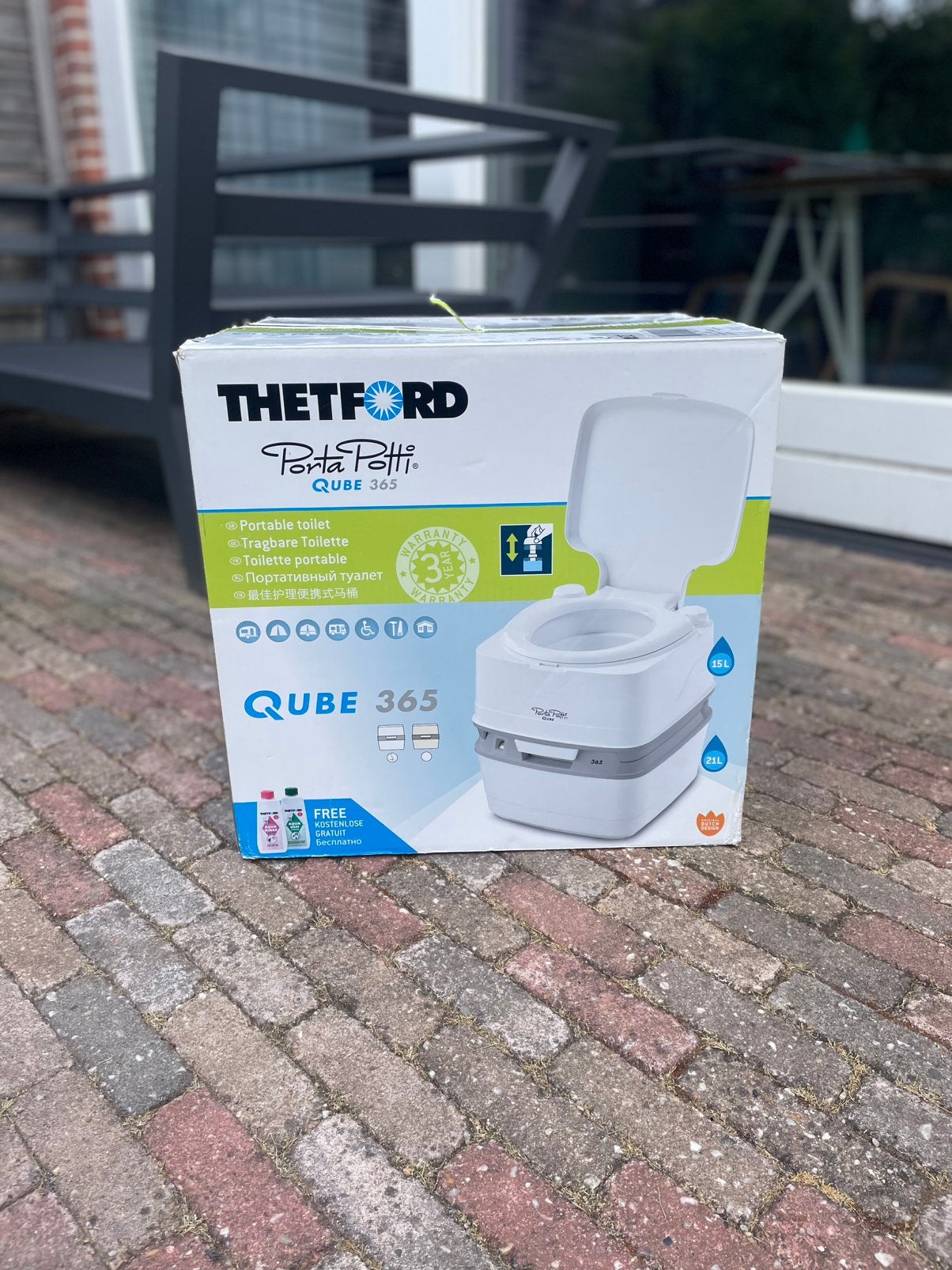 Thetford Porta Potti qube 365, Ophalen, Zo goed als nieuw
