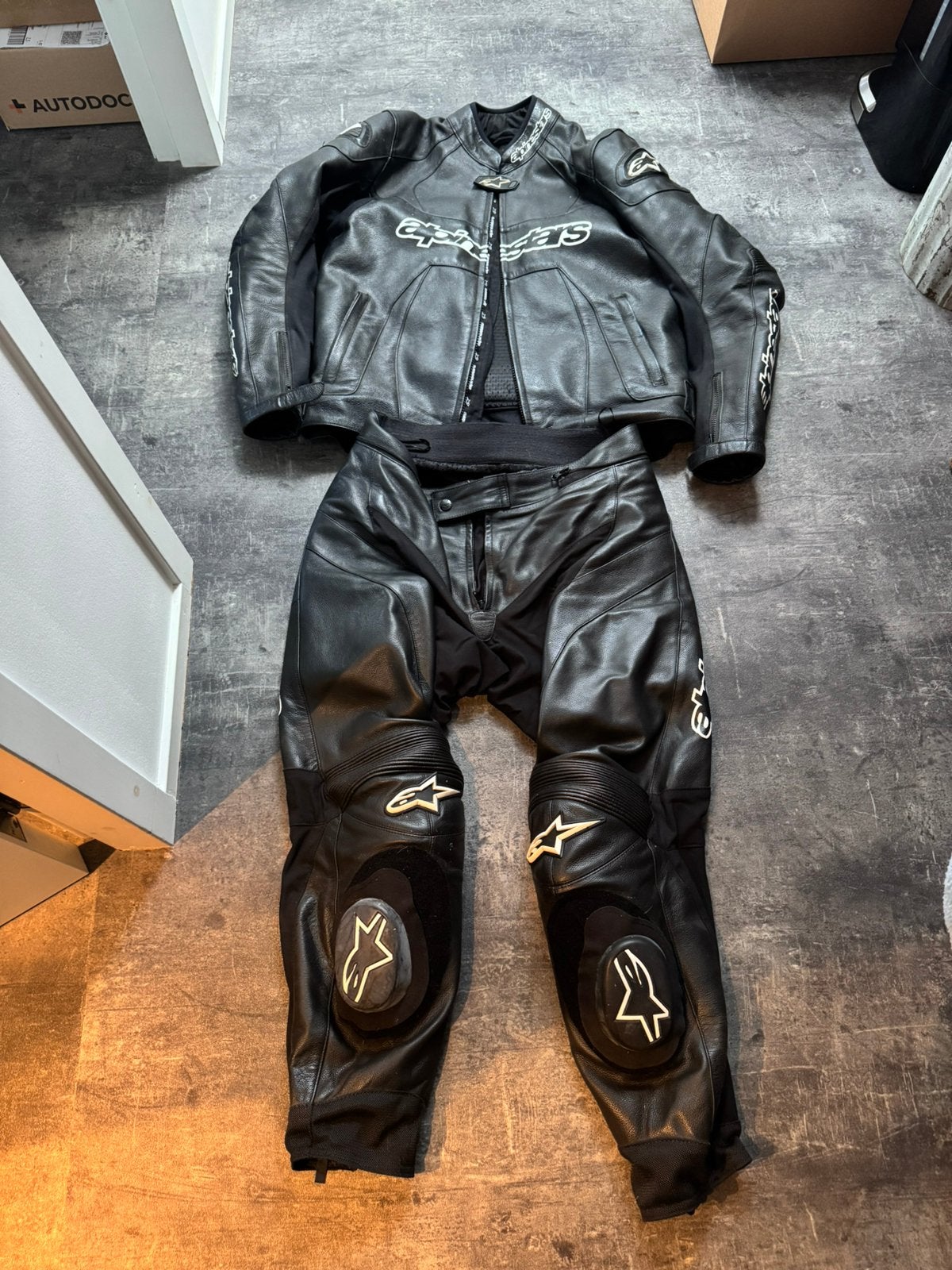 Alpinestars 2 delig motorpak, Motoren, Ophalen of Verzenden, Tweedehands, Heren, Combipak
