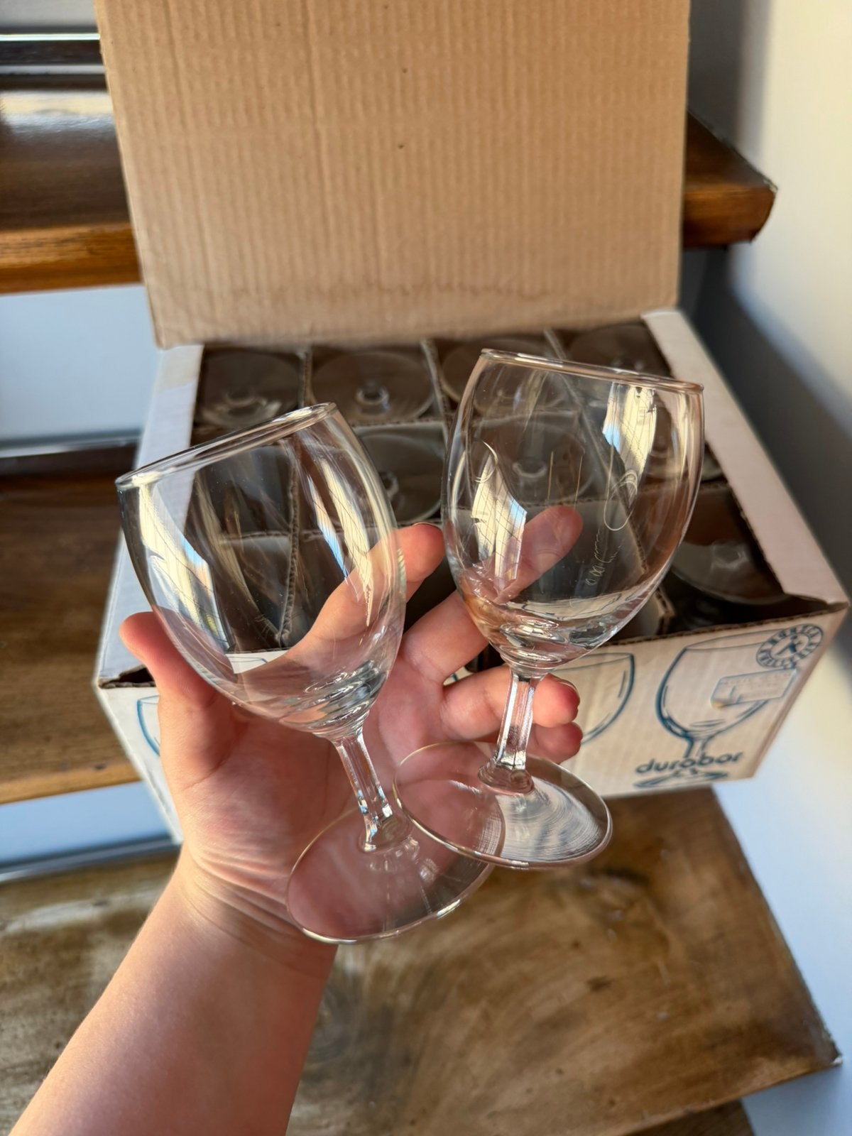 10x Napoli wijnglas Durobor 0,18L, Ophalen of Verzenden, Zo goed als nieuw, Overige typen