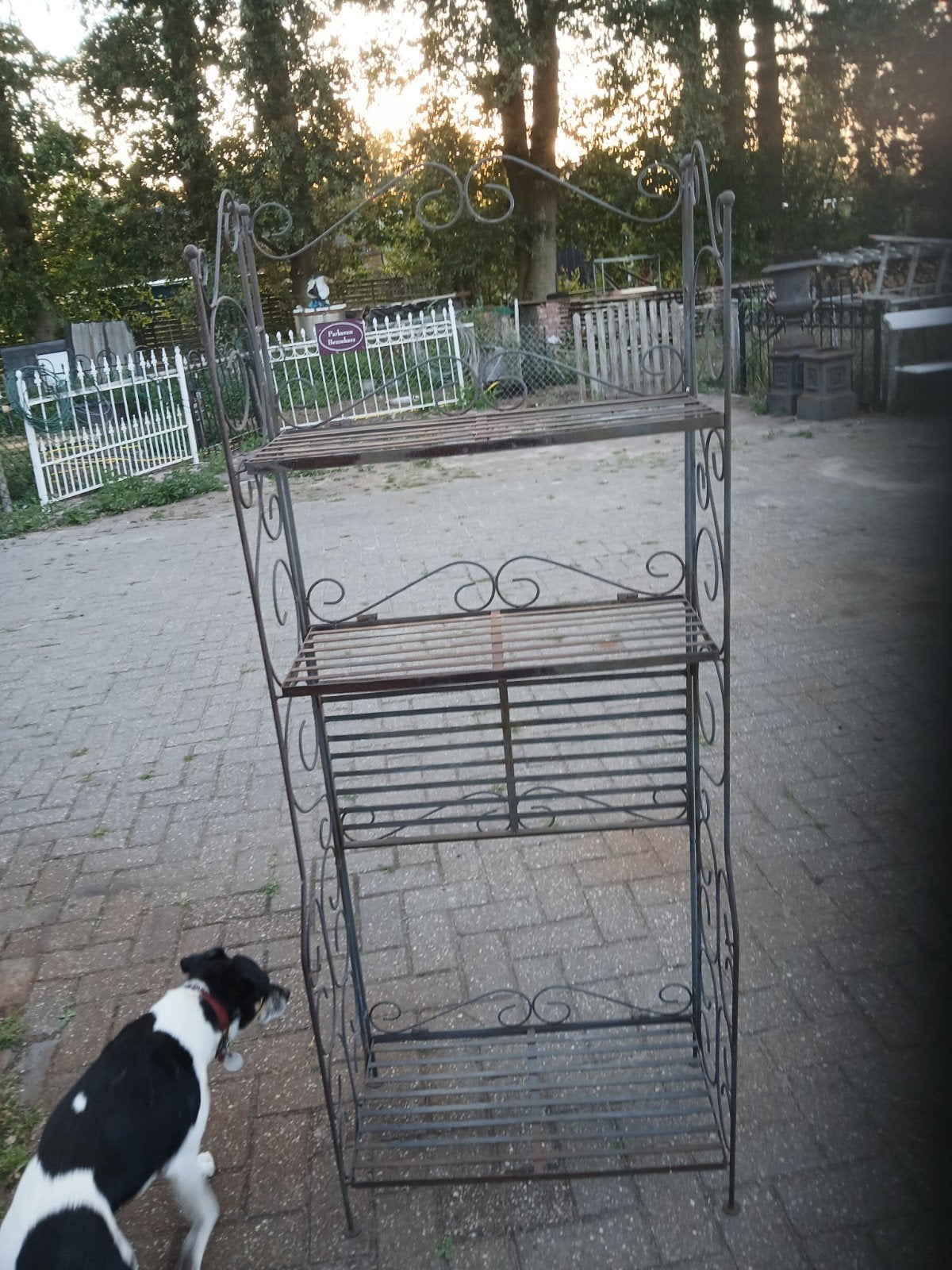 tuin .etagiere, Ophalen, Gebruikt