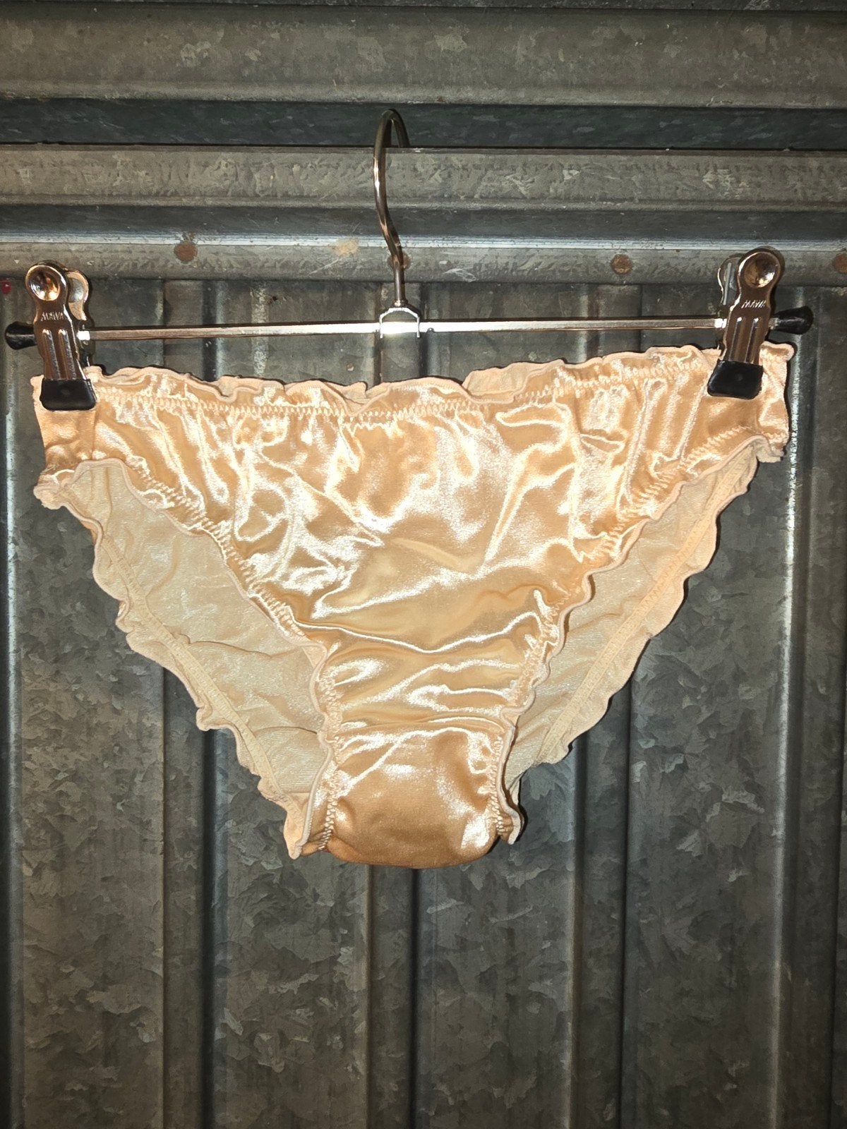 Satijnen Slipje - Beige, Onbekend, Verzenden, Beige, Slip