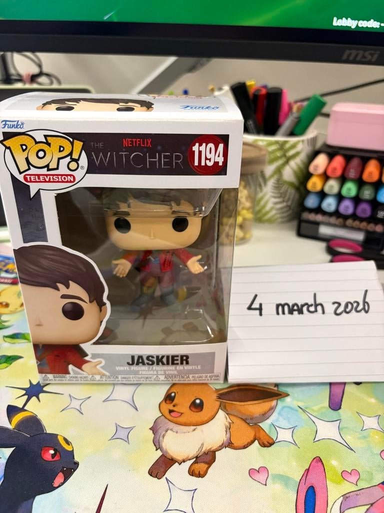 Funko Pop! The Witcher Jaskier #1194 Netflix, Ophalen of Verzenden, Nieuw