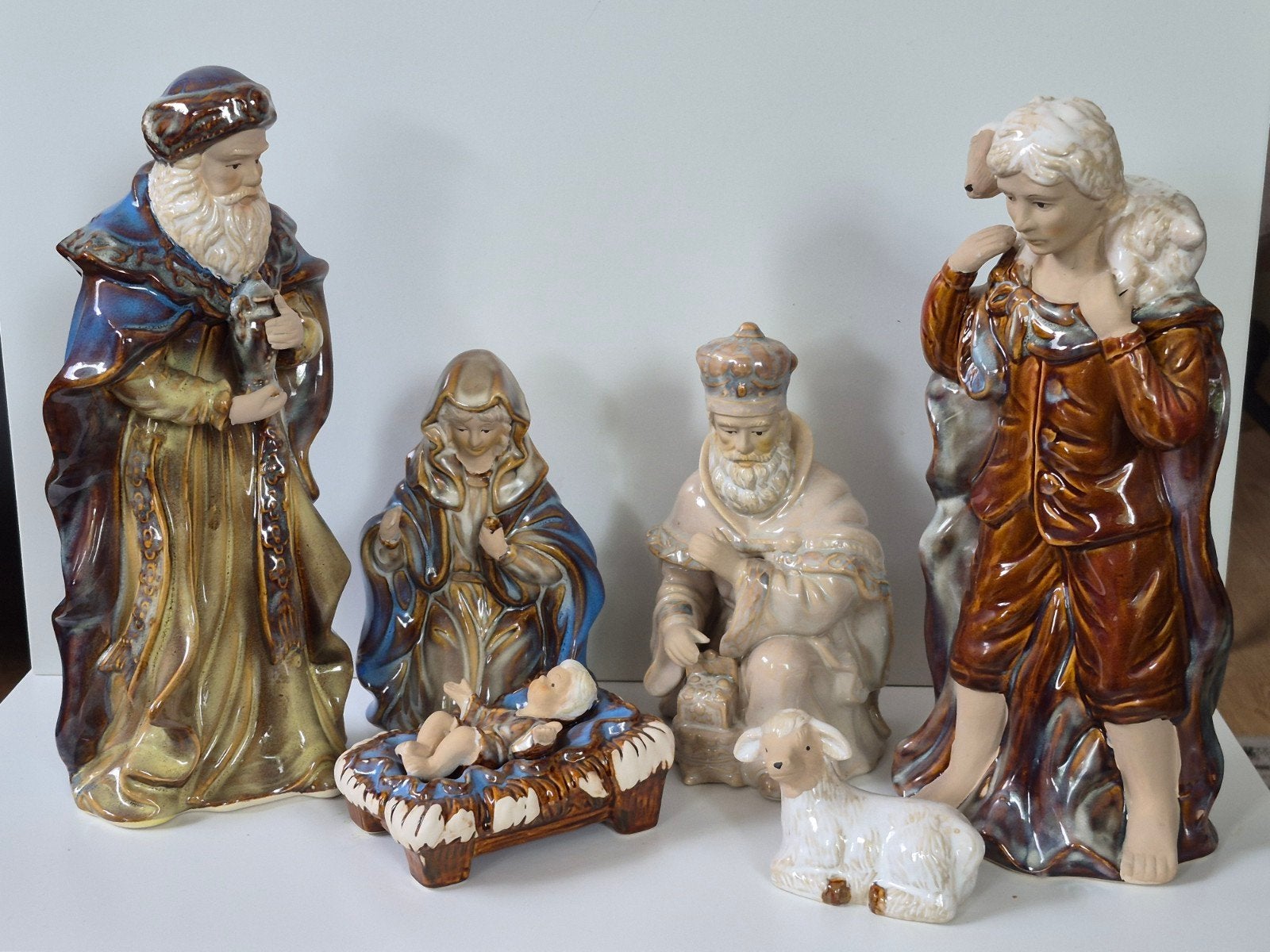 Kerstgroep 6 beelden, Ophalen, Zo goed als nieuw, Religie