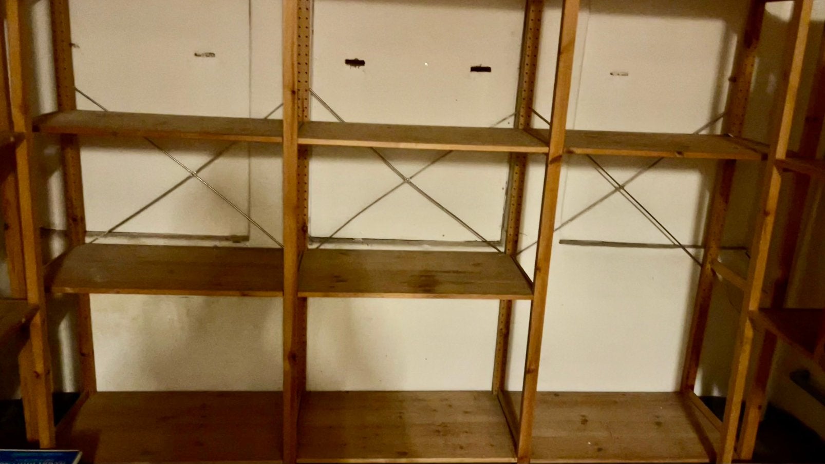 17 IKEA/Lundia houten magazijnstelling/rek/kast/stellingkast, Ophalen, Gebruikt