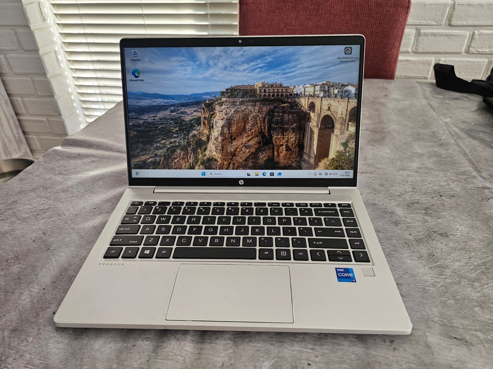 HP ProBook 440 G8 laptop 14 inch(i7, SSD, oplader en tas), 256 GB, Qwerty, Overige groottes, 8 GB