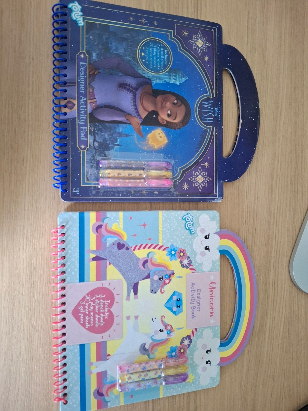 Disney Wish & Unicorn Designer Activity Pads met Gelpennen, Ophalen of Verzenden, Nieuw, Knutselwerk