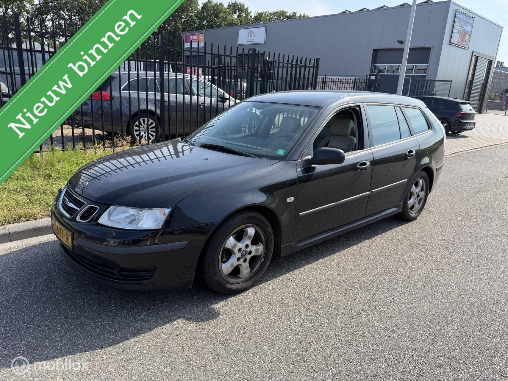 Saab 9-5 Estate 1.9 TiD Business, Auto's, 4 cilinders, 150 pk, Zwart, Diesel