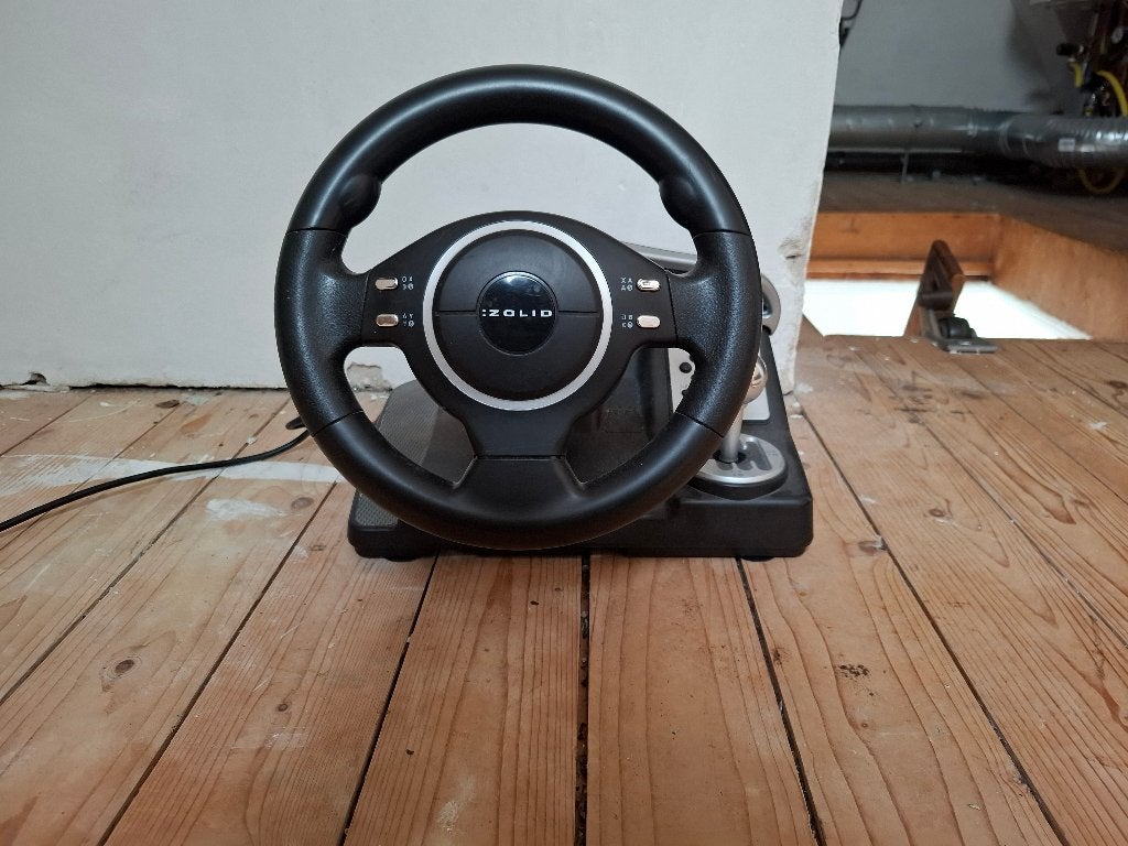 Racestuur van zolid te koop!, Ophalen, Gebruikt, Stuur of Pedalen