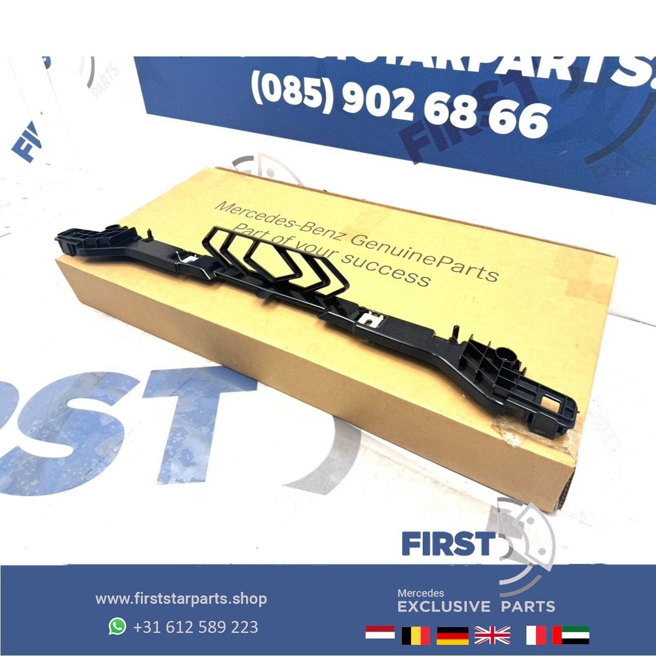 W214 BUMPER GELEIDER HOUDER ACHTERZIJDE A2148851000 ACHTERBU, Gebruikt, -, Ophalen of Verzenden, Bumper