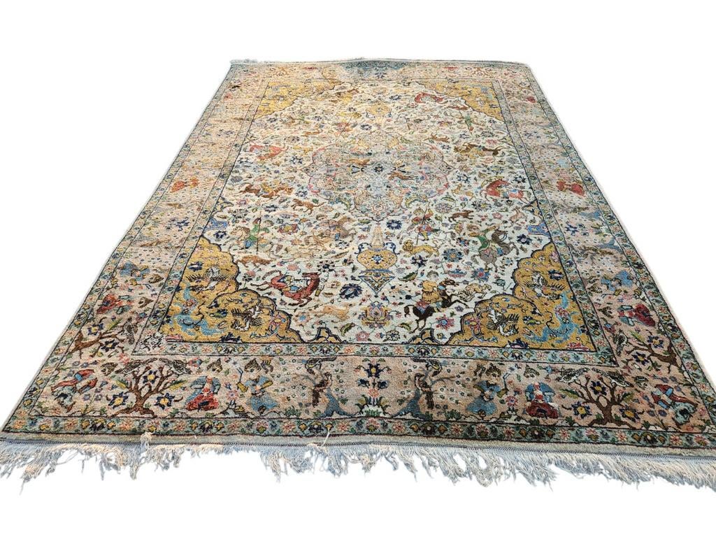 Prachtig handgeknoopt Perzisch tapijt 210 x 300 cm, Gebruikt, 200 cm of meer, Ophalen of Verzenden, 200 cm of meer