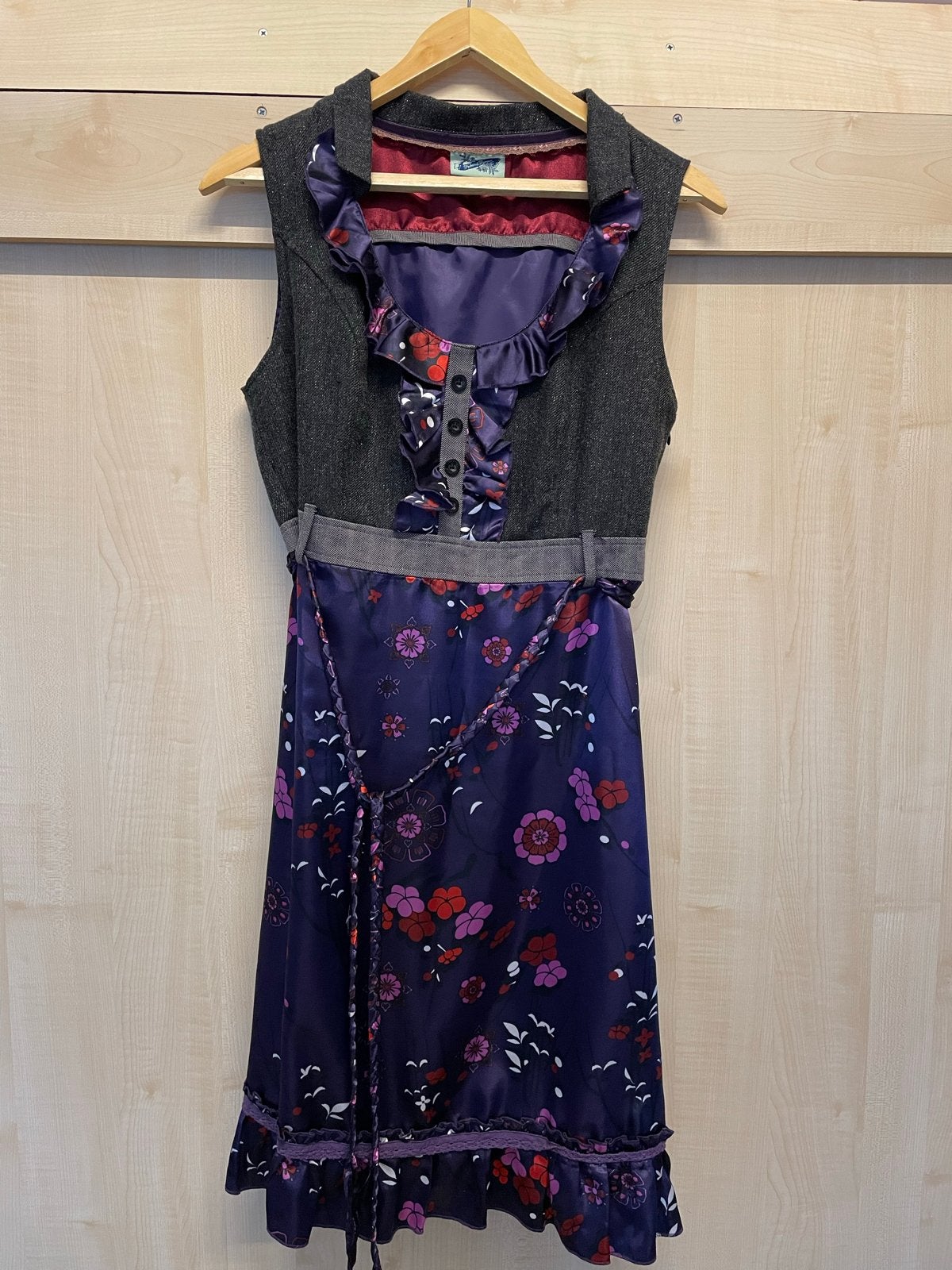 Chique paarse feestjurk XL - Nooit gedragen, Kleding | Dames, Ophalen of Verzenden, Nieuw, Maat 46/48 (XL) of groter, Paars