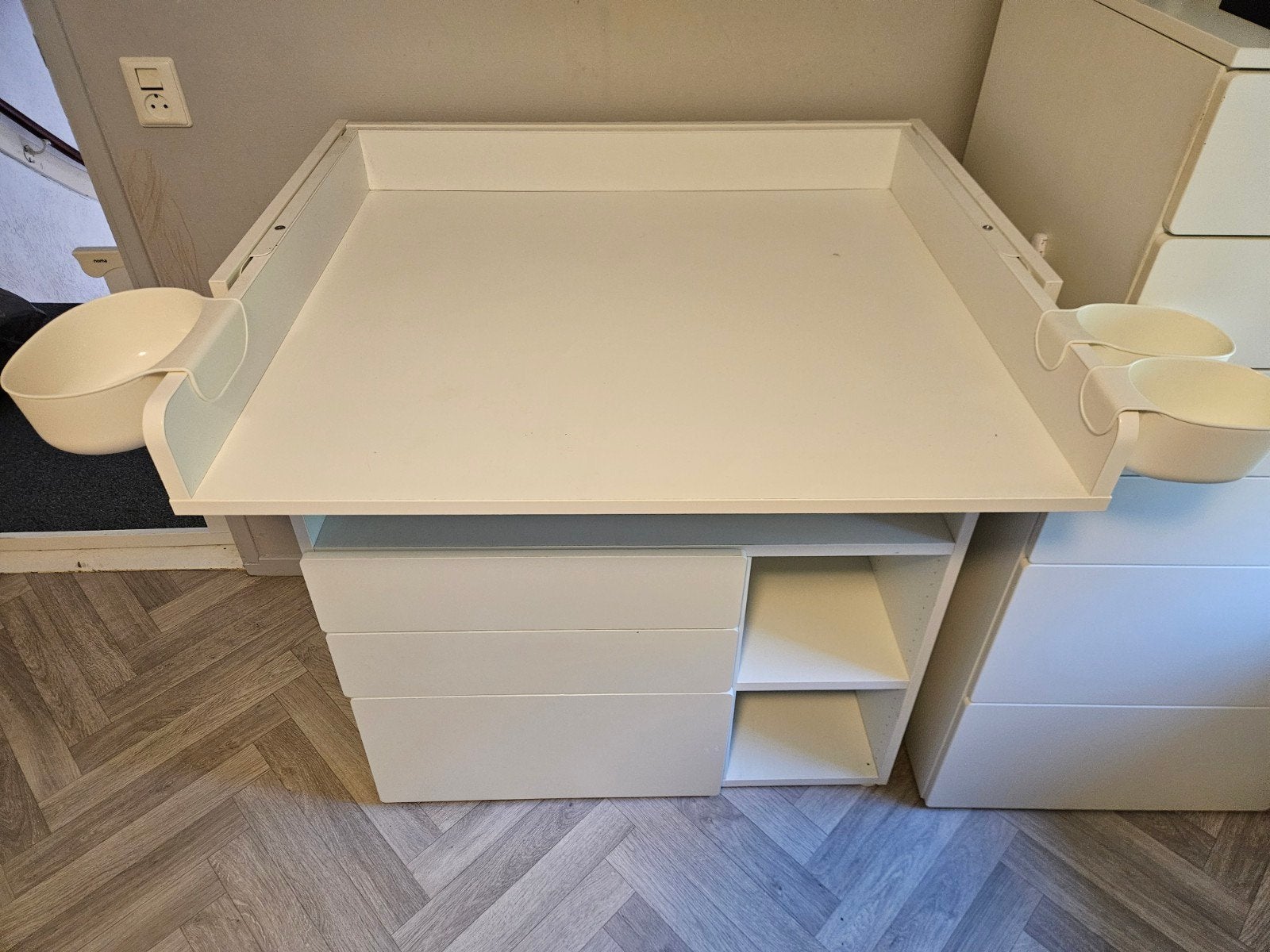 Ikea Småstad commode wit, Kinderen en Baby's, Ophalen, 50 tot 70 cm, Zo goed als nieuw, 75 tot 100 cm