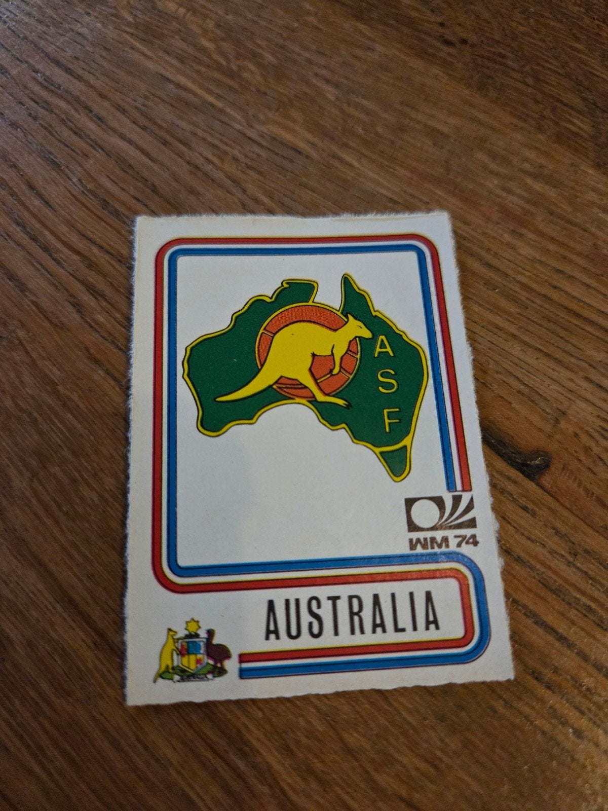 Panini WK 74, Ophalen of Verzenden, Zo goed als nieuw, Sticker