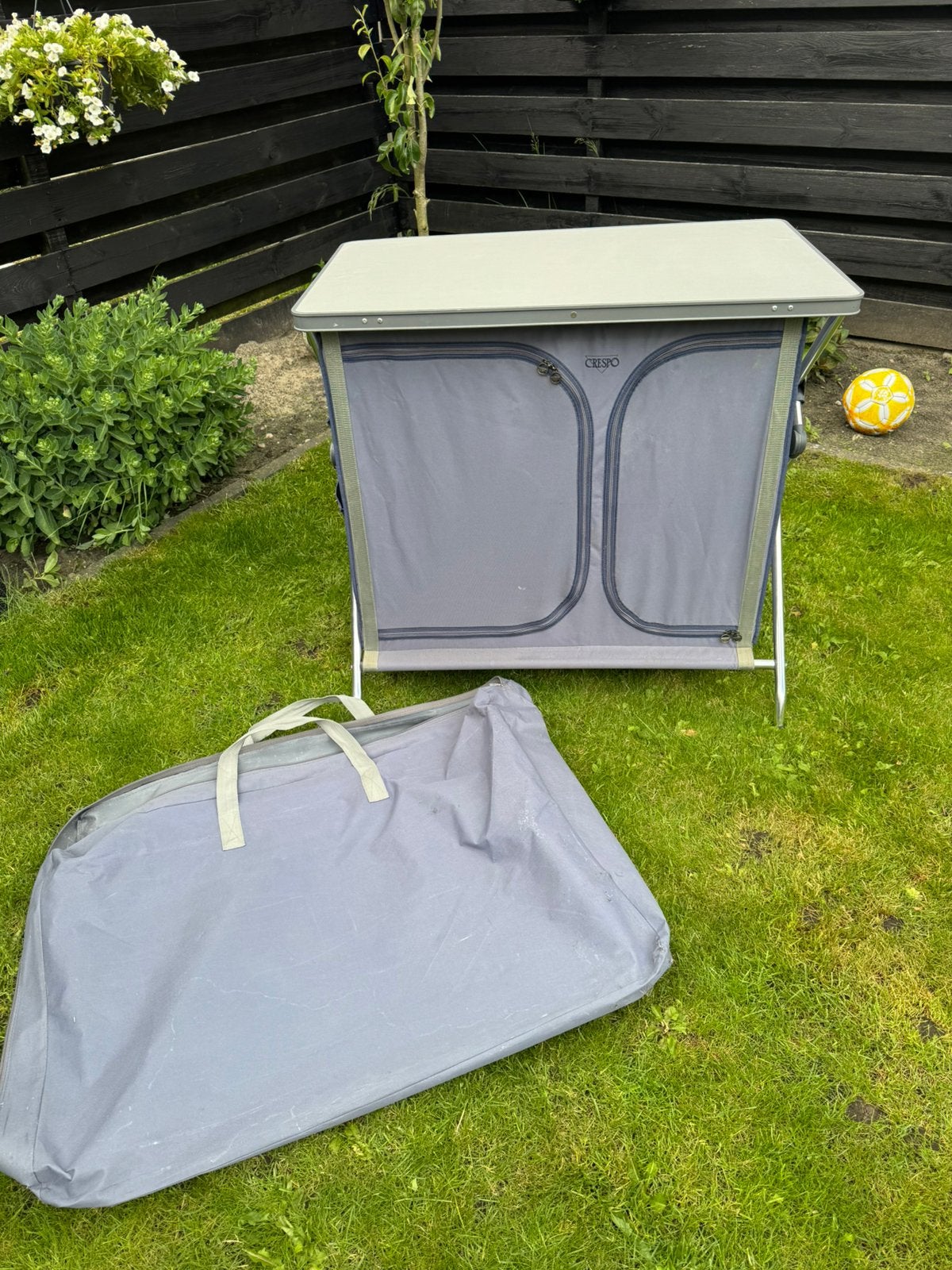 Crespo inklapbare campingkast, Ophalen of Verzenden, Zo goed als nieuw, Campingkast