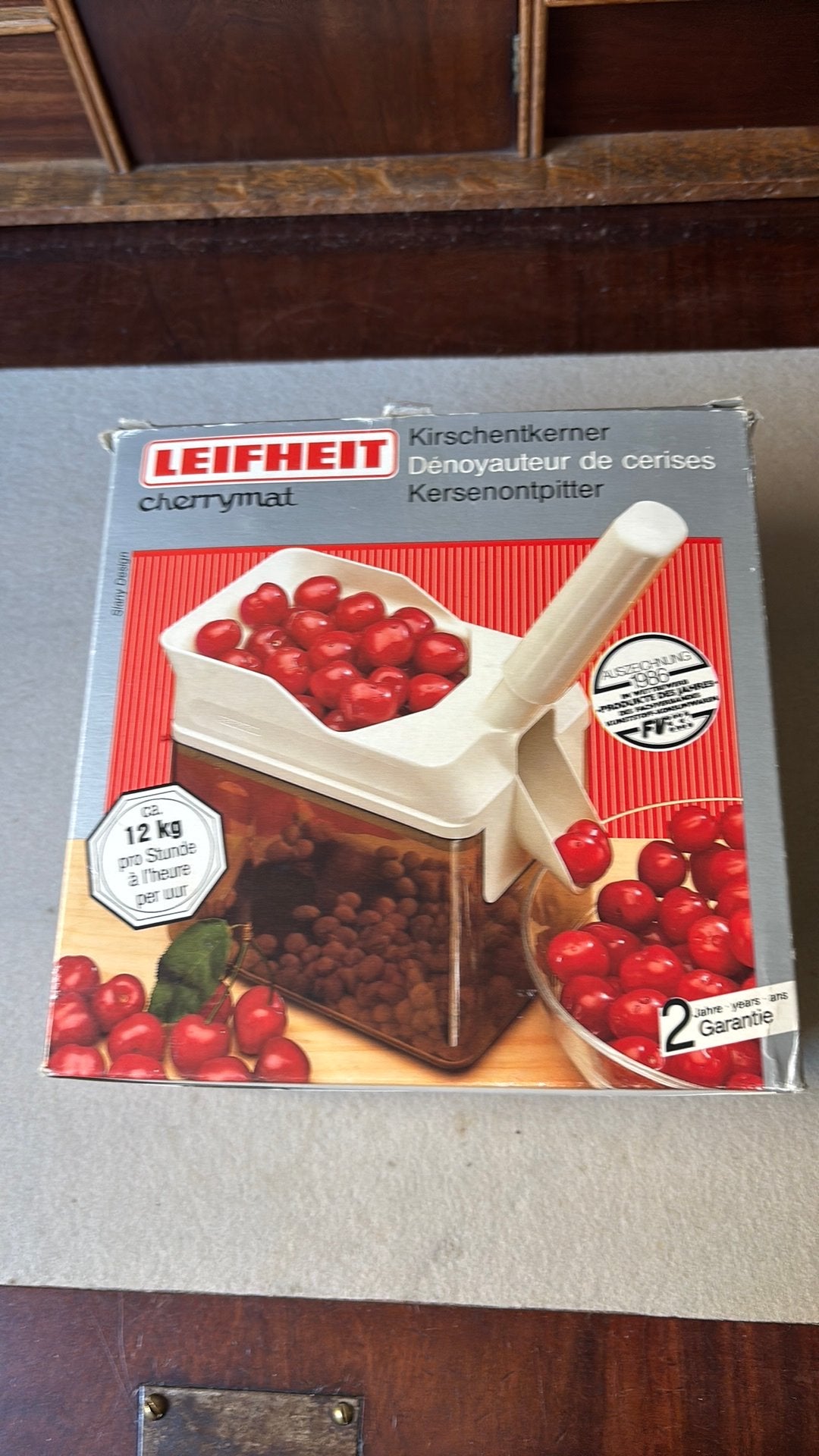 Kersenontpitter - Leifheit, Ophalen of Verzenden, Zo goed als nieuw